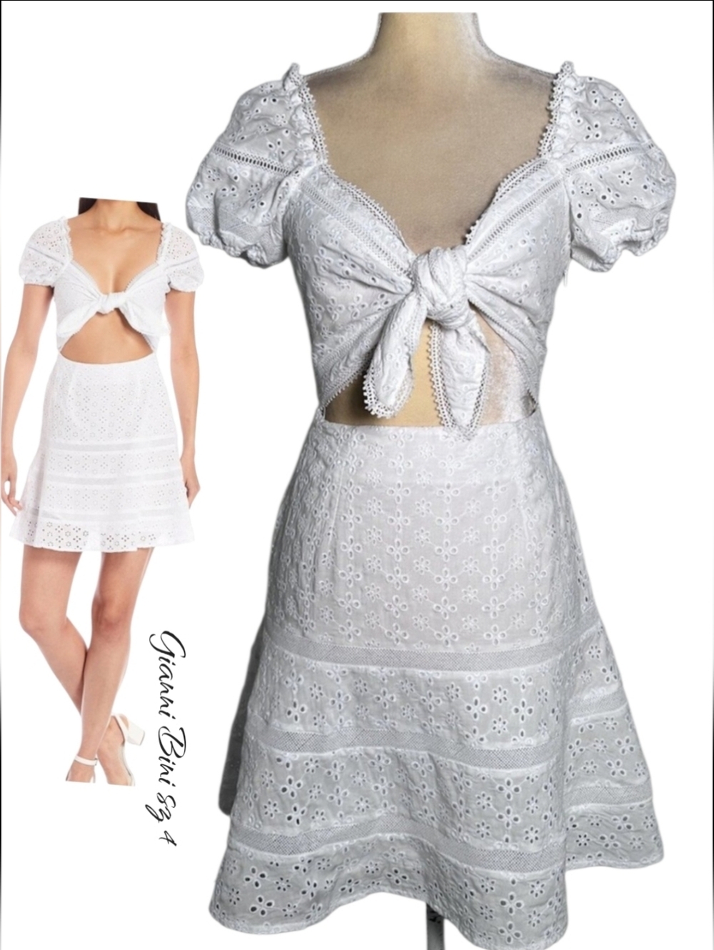 NWT Gianni Bini A-Line Mini Dress Sz 4